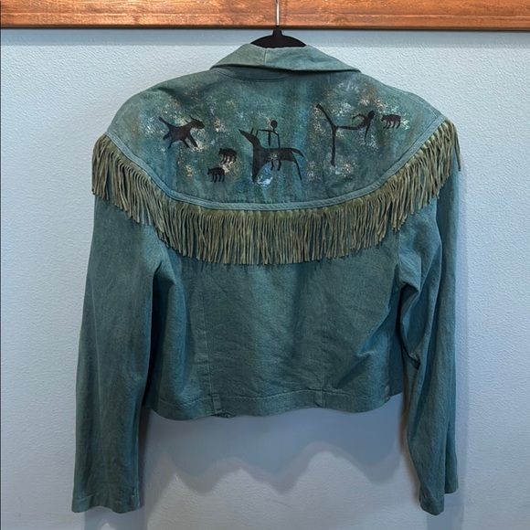 Vintage western Fringe Jacket, Womens Medium - Picture 3 of 5